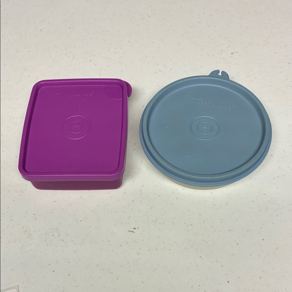 Tupperware Violet and Slate Storage Set